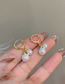 Fashion Gold Color Alloy Pearl Geometric Earrings