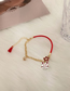 Fashion Gold Color Alloy Fox Flower Bracelet