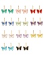 Fashion Black Alloy Diamond Butterfly Pendant Copper Earrings