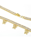 Fashion Suit Bronze Box Crystal Butterfly Necklace Bracelet Set