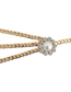 Fashion Gold Color Alloy Diamond Pearl Chain Waist Chain