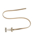 Fashion Gold Color Metal Elastic Buckle Chain Waist Chain
