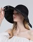 Fashion Turmeric Polyester Vinyl Big Brim Bow Top Hat