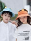 Fashion Orange Polyester Cartoon Ears Big Brim Sun Hat