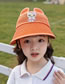 Fashion Cat Straw Hat Orange Geometric Straw Empty Top Cartoon Big Brimmed Hat