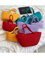 Fashion Small Red Cotton Linen Straw Large Capacity Tote Bag