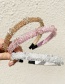 Fashion Pink Alloy Crystal Irregular Beaded Headband