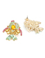 Fashion Mixed Color Alloy Diamond Clownfish Stud Earrings