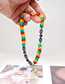 Fashion Color Rainbow Bone Clay Beaded Phone Chain