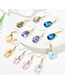 Fashion 3# Geometric Drop Crystal Earrings Set