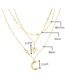 Fashion 7# Alloy Geometric Square Pearl Multilayer Necklace