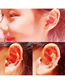 Fashion ⑥ E2109-6 12-piece Set Pure Copper Geometric Piercing Nose Stud