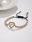 Fashion Cb0313yh Red Rope Copper Gold Plated Zirconium Letter Mama Bracelet