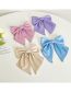 Fashion Pink Bow Pearl Streamer Spring Clip