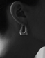 Fashion Gold Titanium Geometric Trapezoid Earrings