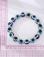 Fashion Pearl Blue Eye Diamond Bracelet Resin Eye Volcanic Stone Beaded Bracelet
