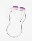 Fashion Black Polished Bead Glasses Chain