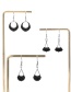 Fashion Style Four Justice Ginsberg Dripping Alloy Earrings