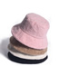 Fashion Pink Lamb Wool Solid Color Warm Plush Fisherman Hat