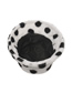 Fashion Black And White Dots Colorful Polka Dot Plush Warm Fisherman Hat
