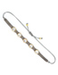 Fashion Drill Rice Beads With Diamonds Beaded Bracelet