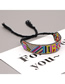 Fashion Color Rice Bead Geometric Bead Woven Bracelet