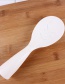 Fashion White Food Grade Pp Plastic Rice Spoon