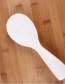 Fashion White Food Grade Pp Plastic Rice Spoon