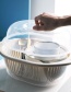 Fashion White 2.1-3l Double-layer Drain Container With Lid