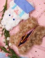 Fashion Bunny + School Bag Plaid Skirt Bear Plush Bunny Pencil Case
