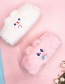 Fashion Pupu-pink Large Capacity Bear Plush Wallet