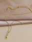 Fashion Golden Copper Gesture Necklace