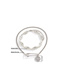 Fashion White K Flame Chain Pin Scorpio Necklace