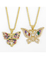 Fashion A Colorful Butterfly Necklace