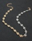 Fashion Color Mixing Alloy Mixed Color Chain Necklace