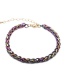 Fashion Color Bracelet+50cm Color Necklace H Thick Chain Copper Dripping Oil Necklace Bracelet Set