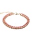 Fashion 50cm Color Necklace H Thick Chain Copper Dripping Oil Necklace Bracelet Set