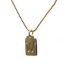 Fashion Z Gold Color Gold-plated Copper Letter Geometric Necklace