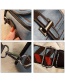 Fashion Black Wide Shoulder Strap Car Stitching Single Shoulder Messenger Bag