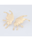 Fashion Gold Color Alloy Butterfly Wing Earrings