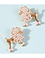 Fashion Gold Color Alloy Pearl Animal Earrings