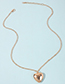 Fashion Gold Color Alloy Chain Love Necklace