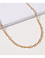 Fashion Gold Color Alloy Chain Multi-purpose Necklace