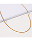 Fashion Gold Color Alloy Chain Multipurpose Necklace