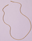 Fashion Gold Color Alloy Chain Multipurpose Necklace