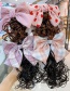 Fashion Red Bow Wig Childrens Bow Hairpin Strap Wig