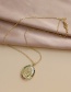 Fashion Gold Color Copper Inlaid Zircon Angel Necklace