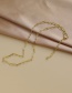 Fashion Gold Color Copper Chain Necklace