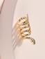Fashion Gold Color Alloy Hollow Snake-shaped Ear Clip