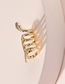 Fashion Gold Color Alloy Hollow Snake-shaped Ear Clip
